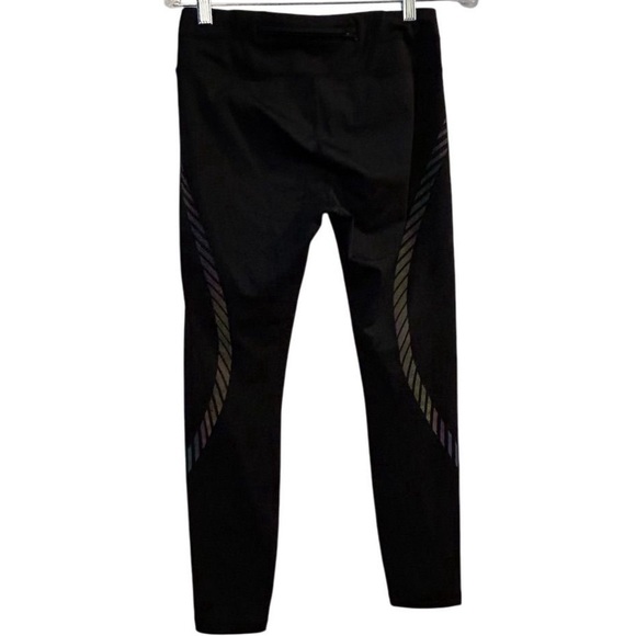Athleta Women's Spectrum Sonar Reflective 7/8 Leggings Size S Black Activewear - Picture 2 of 12